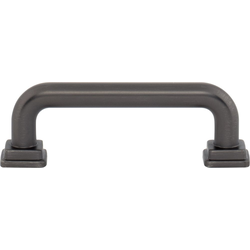Atlas Homewares Kimberton 3" Center to Center Slate Cabinet Pull, 3-3/4" Length x 3/8" Width x 1-3/16" Projection