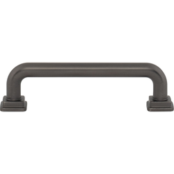 Atlas Homewares Kimberton 3-3/4" Center to Center Slate Cabinet Pull, 4-1/2" Length x 3/8" Width x 1-3/16" Projection