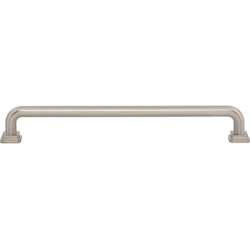 Atlas Homewares Kimberton 7-9/16" Center to Center Brushed Nickel Cabinet Pull, 8-1/4" Length x 3/8" Width x 1-3/16" Projection