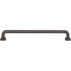 Atlas Homewares Kimberton 7-9/16" Center to Center Slate Cabinet Pull, 8-1/4" Length x 3/8" Width x 1-3/16" Projection