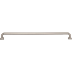 Atlas Homewares Kimberton 12" Center to Center Brushed Nickel Cabinet Pull, 12-3/4" Length x 3/8" Width x 1-3/16" Projection