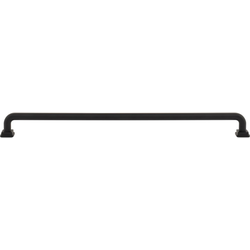 10% OFF Atlas Homewares Kimberton 12" Center to Center Matte Black Cabinet Pull, 12-3/4" Length x 3/8" Width x 1-3/16" Projection