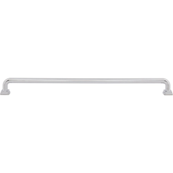 Atlas Homewares Kimberton 12" Center to Center Polished Chrome Cabinet Pull, 12-3/4" Length x 3/8" Width x 1-3/16" Projection