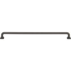 Atlas Homewares Kimberton 12" Center to Center Slate Cabinet Pull, 12-3/4" Length x 3/8" Width x 1-3/16" Projection