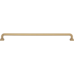 10% OFF Atlas Homewares Kimberton 12" Center to Center Warm Brass Cabinet Pull, 12-3/4" Length x 3/8" Width x 1-3/16" Projection