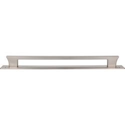 Atlas Homewares Zander 18" Center to Center Brushed Nickel Appliance Pull, 19-5/8" Length x 1" Width x 2" Projection