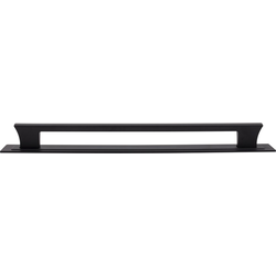 Atlas Homewares Zander 18" Center to Center Matte Black Appliance Pull, 19-5/8" Length x 1" Width x 2" Projection