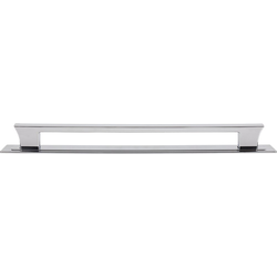 Atlas Homewares Zander 18" Center to Center Polished Chrome Appliance Pull, 19-5/8" Length x 1" Width x 2" Projection