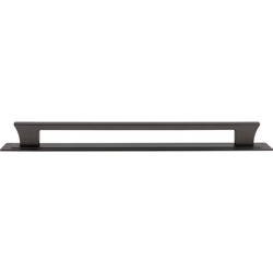 Atlas Homewares Zander 18" Center to Center Slate Appliance Pull, 19-5/8" Length x 1" Width x 2" Projection
