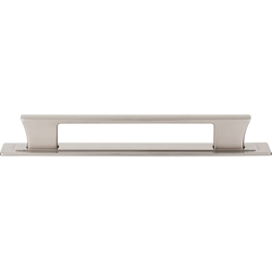 Atlas Homewares Zander 6-5/16" Center to Center Brushed Nickel Cabinet Pull, 7-1/4" Length x 1/2" Width x 1-1/8" Projection