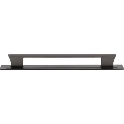 Atlas Homewares Zander 7-9/16" Center to Center Slate Cabinet Pull, 8-1/2" Length x 1/2" Width x 1-1/8" Projection