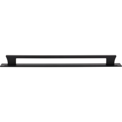 Atlas Homewares Zander 12" Center to Center Matte Black Cabinet Pull, 13" Length x 1/2" Width x 1-1/8" Projection
