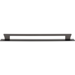 Atlas Homewares Zander 12" Center to Center Slate Cabinet Pull, 13" Length x 1/2" Width x 1-1/8" Projection