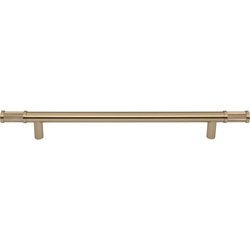 Top Knobs Burnham 12" Center to Center Honey Bronze Appliance Pull, 17" Length x 7/8" Width x 2" Projection