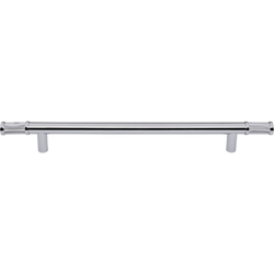 Top Knobs Burnham 12" Center to Center Polished Chrome Appliance Pull, 17" Length x 7/8" Width x 2" Projection