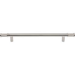 Top Knobs Burnham 12" Center to Center Polished Nickel Appliance Pull, 17" Length x 7/8" Width x 2" Projection