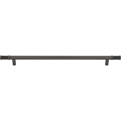 Top Knobs Burnham 18" Center to Center Ash Gray Appliance Pull, 23" Length x 3/4" Width x 2" Projection