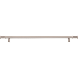 Top Knobs Burnham 18" Center to Center Brushed Satin Nickel Appliance Pull, 23" Length x 3/4" Width x 2" Projection