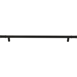 Top Knobs Burnham 18" Center to Center Flat Black Appliance Pull, 23" Length x 3/4" Width x 2" Projection