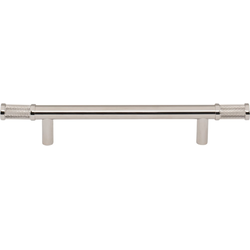 Top Knobs Burnham 5-1/16" Center to Center Polished Nickel Cabinet Pull, 8-1/16" Length x 9/16" Width x 1-7/16" Projection