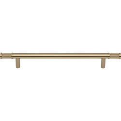 Top Knobs Burnham 7-9/16" Center to Center Honey Bronze Cabinet Pull, 10-3/8" Length x 9/16" Width x 1-7/16" Projection