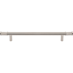 Top Knobs Burnham 7-9/16" Center to Center Polished Nickel Cabinet Pull, 10-3/8" Length x 9/16" Width x 1-7/16" Projection