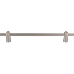 Top Knobs Dempsey 12" Center to Center Brushed Satin Nickel Appliance Pull, 15-1/4" Length x 5/8" Width x 2-1/4" Projection