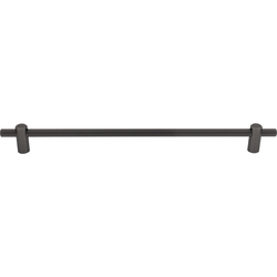 Top Knobs Dempsey 18" Center to Center Ash Gray Appliance Pull, 21-1/4" Length x 5/8" Width x 2-1/4" Projection