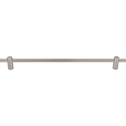 Top Knobs Dempsey 18" Center to Center Brushed Satin Nickel Appliance Pull, 21-1/4" Length x 5/8" Width x 2-1/4" Projection