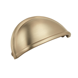 Cup Pulls Cup Pull 3 inch Center to Center Golden Champagne