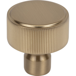 Top Knobs Dempsey Honey Bronze Round Cabinet Knob, 1-1/4" Diameter x 1-1/4" Projection