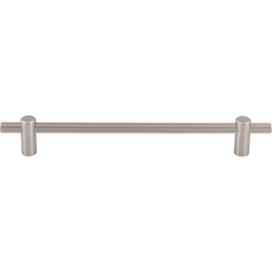 Top Knobs Dempsey 7-9/16" Center to Center Brushed Satin Nickel Cabinet Pull, 9-9/16" Length x 3/8" Width x 1-3/8" Projection