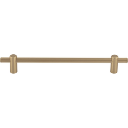 Top Knobs Dempsey 7-9/16" Center to Center Honey Bronze Cabinet Pull, 9-9/16" Length x 3/8" Width x 1-3/8" Projection