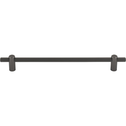 Top Knobs Dempsey 8-13/16" Center to Center Ash Gray Cabinet Pull, 10-7/8" Length x 3/8" Width x 1-3/8" Projection