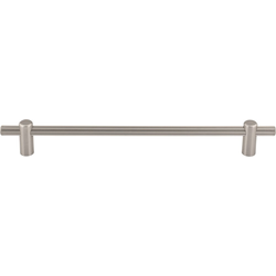 Top Knobs Dempsey 8-13/16" Center to Center Brushed Satin Nickel Cabinet Pull, 10-7/8" Length x 3/8" Width x 1-3/8" Projection