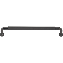 Top Knobs Garrison 12" Center to Center Ash Gray Appliance Pull, 12-7/8" Length x 3/4" Width x 2" Projection