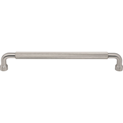 Top Knobs Garrison 12" Center to Center Brushed Satin Nickel Appliance Pull, 12-7/8" Length x 3/4" Width x 2" Projection
