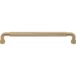 Top Knobs Garrison 12" Center to Center Honey Bronze Appliance Pull, 12-7/8" Length x 3/4" Width x 2" Projection
