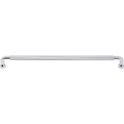 Top Knobs Garrison 18" Center to Center Polished Chrome Appliance Pull, 18-13/16" Length x 3/4" Width x 2" Projection