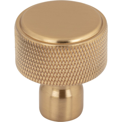 Top Knobs Garrison Honey Bronze Round Cabinet Knob, 1-1/8" Diameter x 1-1/8" Projection