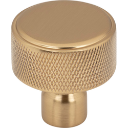 Top Knobs Garrison Honey Bronze Round Cabinet Knob, 1-1/4" Diameter x 1-1/4" Projection