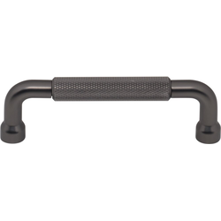 Top Knobs Garrison 3-3/4" Center to Center Ash Gray Cabinet Pull, 4-5/16" Length x 1/2" Width x 15/16" Projection