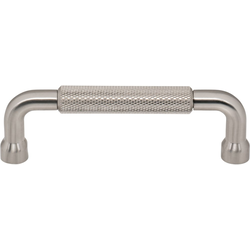 Top Knobs Garrison 3-3/4" Center to Center Brushed Satin Nickel Cabinet Pull, 4-5/16" Length x 1/2" Width x 15/16" Projection