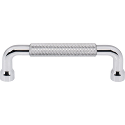 Top Knobs Garrison 3-3/4" Center to Center Polished Chrome Cabinet Pull, 4-5/16" Length x 1/2" Width x 15/16" Projection