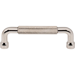 Top Knobs Garrison 3-3/4" Center to Center Polished Nickel Cabinet Pull, 4-5/16" Length x 1/2" Width x 15/16" Projection