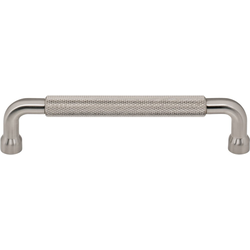 Top Knobs Garrison 5-1/16" Center to Center Brushed Satin Nickel Cabinet Pull, 5-9/16" Length x 1/2" Width x 1-5/16" Projection