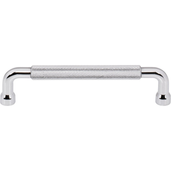 Top Knobs Garrison 5-1/16" Center to Center Polished Chrome Cabinet Pull, 5-9/16" Length x 1/2" Width x 1-5/16" Projection