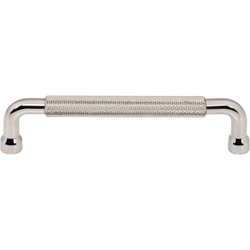 Top Knobs Garrison 5-1/16" Center to Center Polished Nickel Cabinet Pull, 5-9/16" Length x 1/2" Width x 1-5/16" Projection