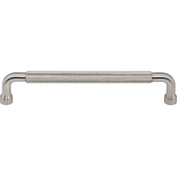 Top Knobs Garrison 6-5/16" Center to Center Brushed Satin Nickel Cabinet Pull, 6-7/8" Length x 1/2" Width x 1-5/16" Projection