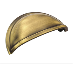 Clearance Sale, Cup Pulls 3 Inch Center to Center Elegant Brass Cabinet Cup Pull